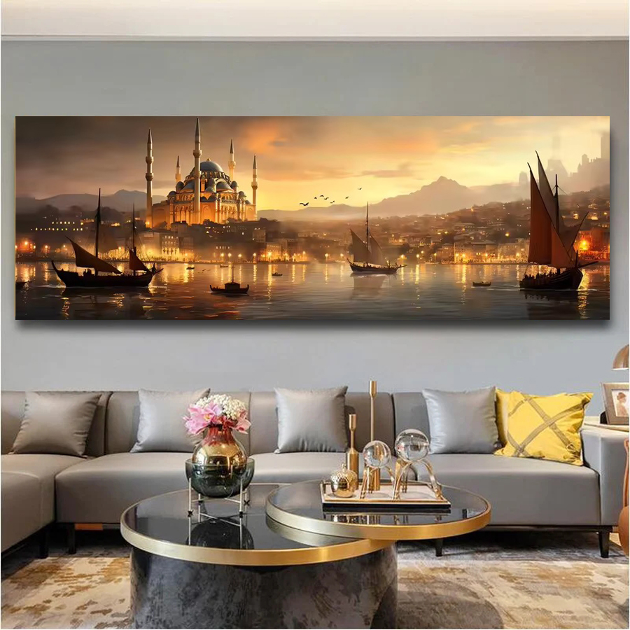 Embroidery York - Pintura de Diamantes Porto Estambul, Venecia,