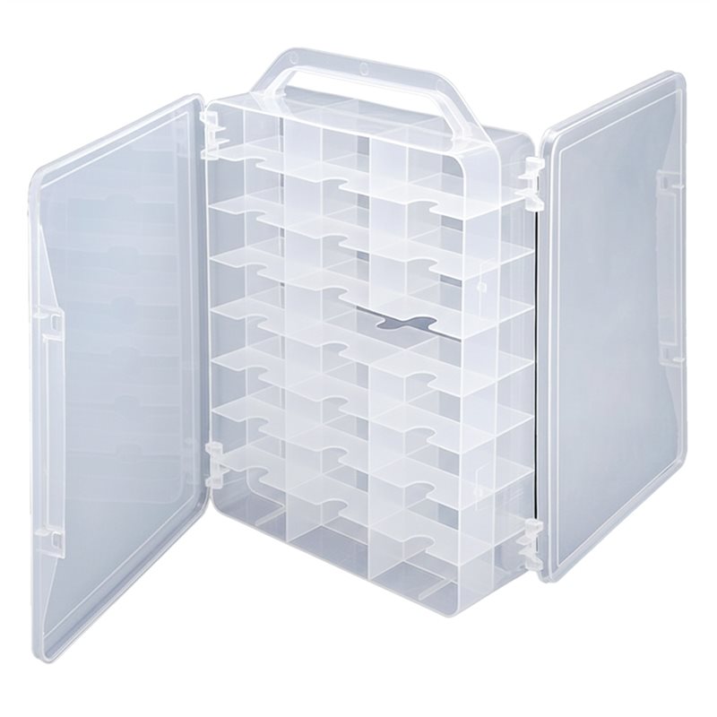Embroidery Floss - Organizador de costura con 46 rejillas