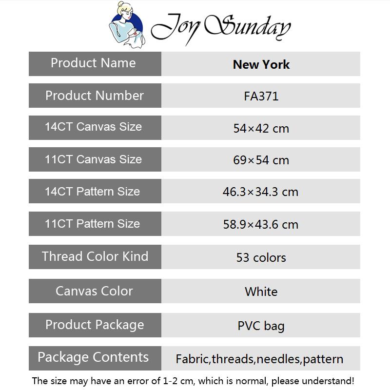 Kits de punto de cruz Joy Sund - Embroidery York reseña y precio