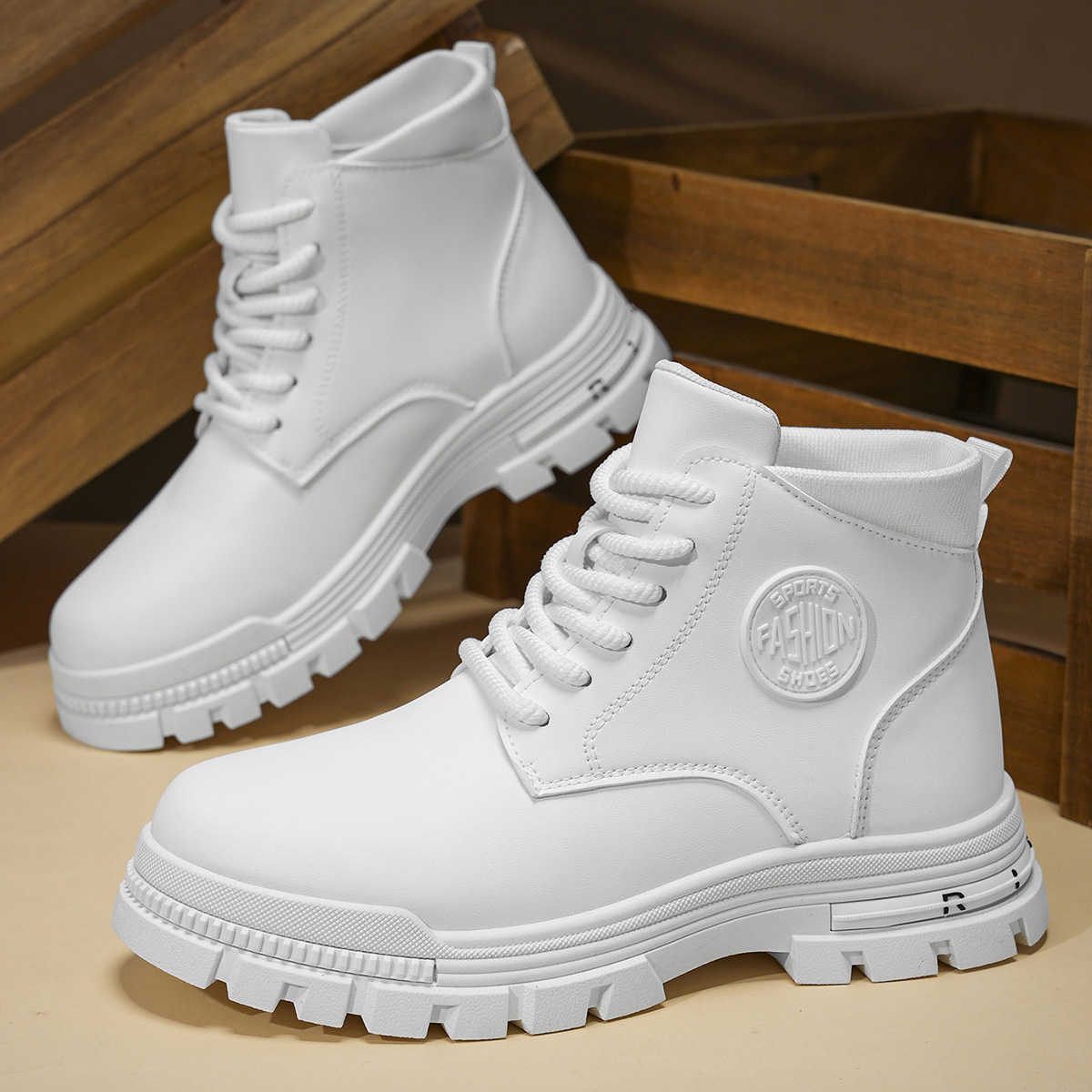 Botas de moto blancas a la mod - Embroidery White reseña y precio