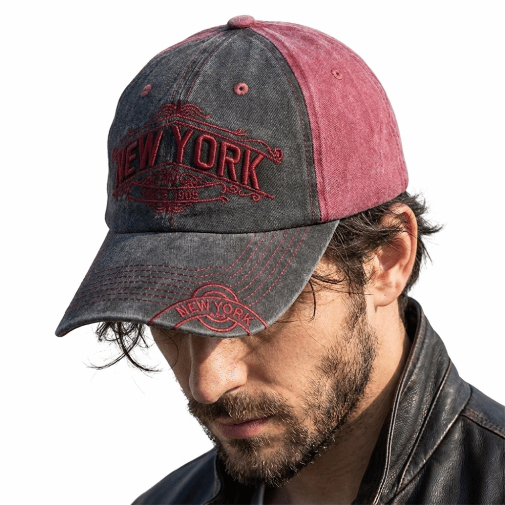Gorra de béisbol retro con let - Embroidery York reseña y precio