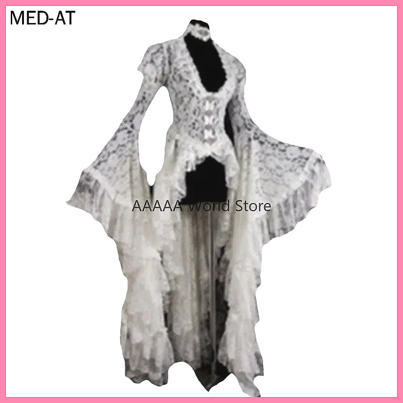Vestido gótico de encaje blanc - Embroidery White reseña y precio