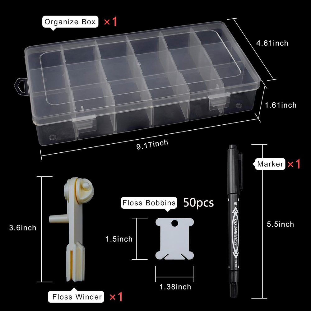 Organizador de Hilos para Bord - Embroidery Floss reseña y precio