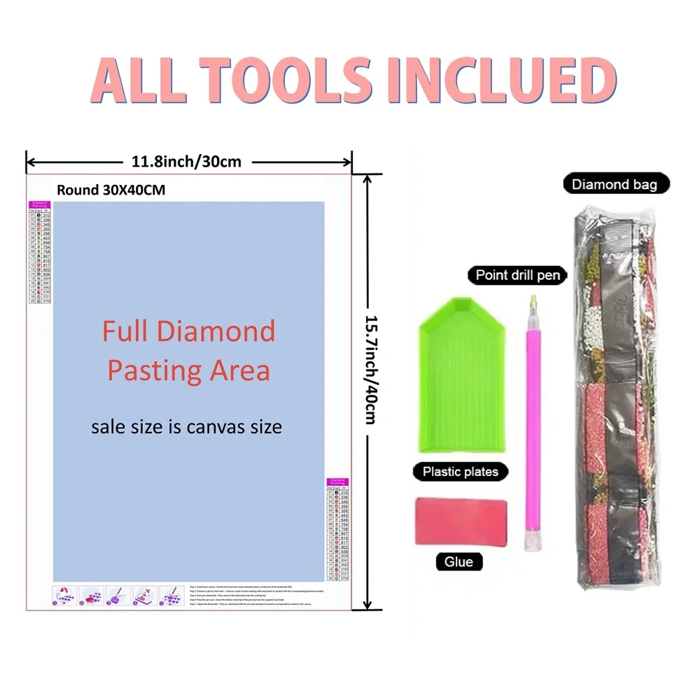 Conjunto de pintura de diamant - Embroidery Xpress reseña y precio