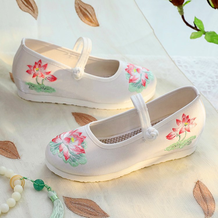 2026 zapatos Mary Jane con tac - Embroidery White reseña y precio