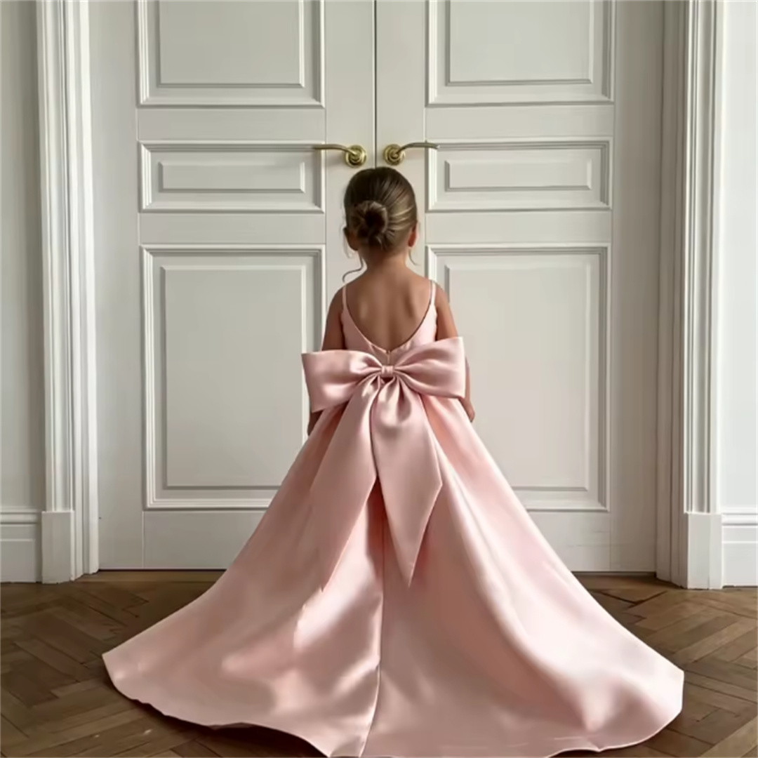 Vestido de satén rosa para niñ - Embroidery Design Patterns Flowers reseña y precio