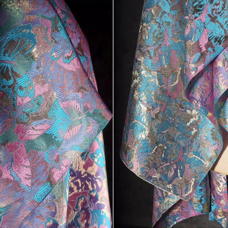 Telas Jacquard coloridas estil - Embroidery Texture reseña y precio
