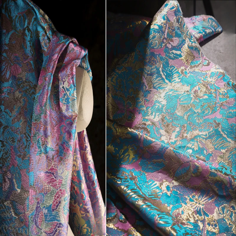 Telas Jacquard coloridas estil - Embroidery Texture reseña y precio