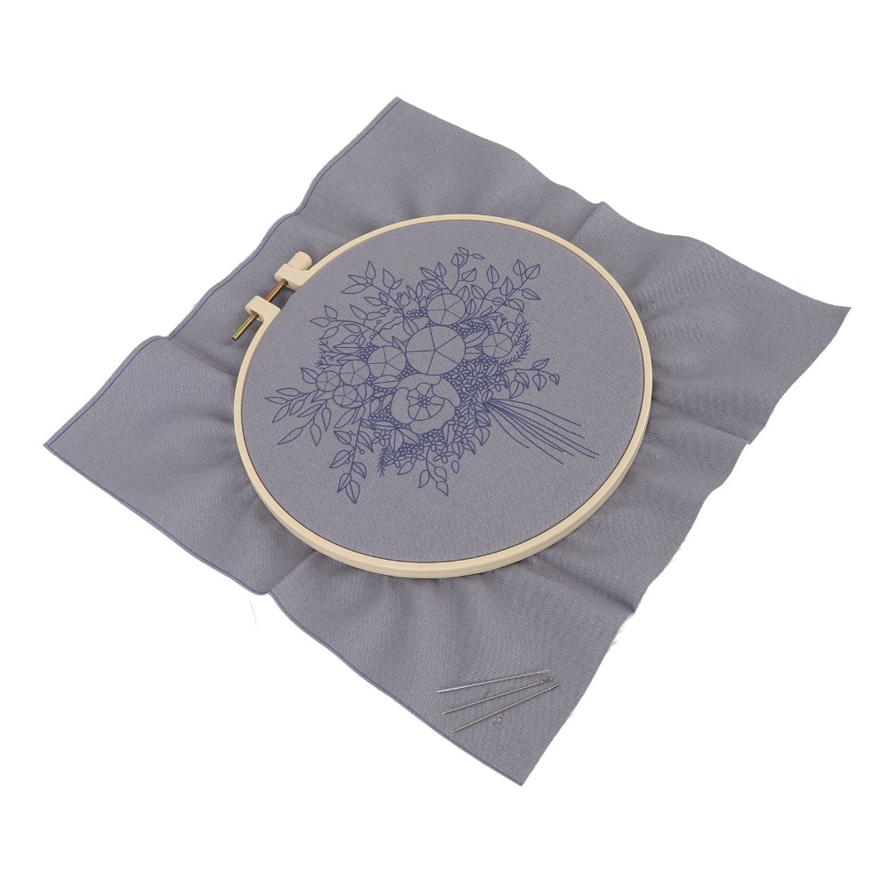 Kit de Bordado con Patrón Impr - Embroidery Design Patterns Flowers reseña y precio