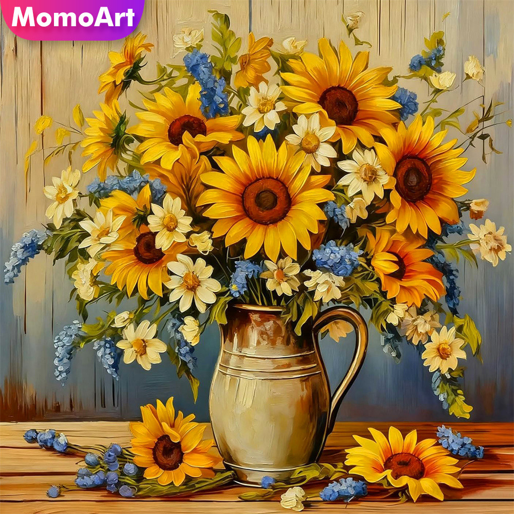 Momoart Kit de Punto de Cruz C - Embroidery Design Patterns Flowers reseña y precio