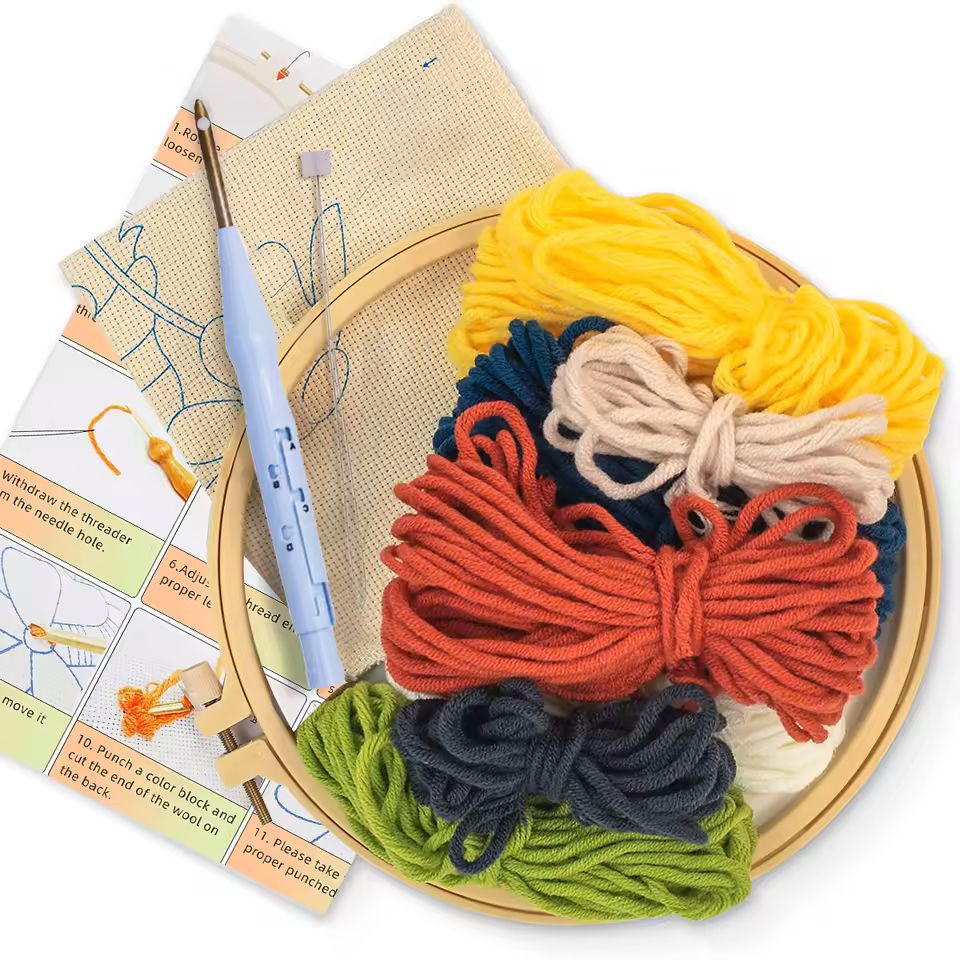 Kits de bordado Punch Needle D - Embroidery Converter reseña y precio