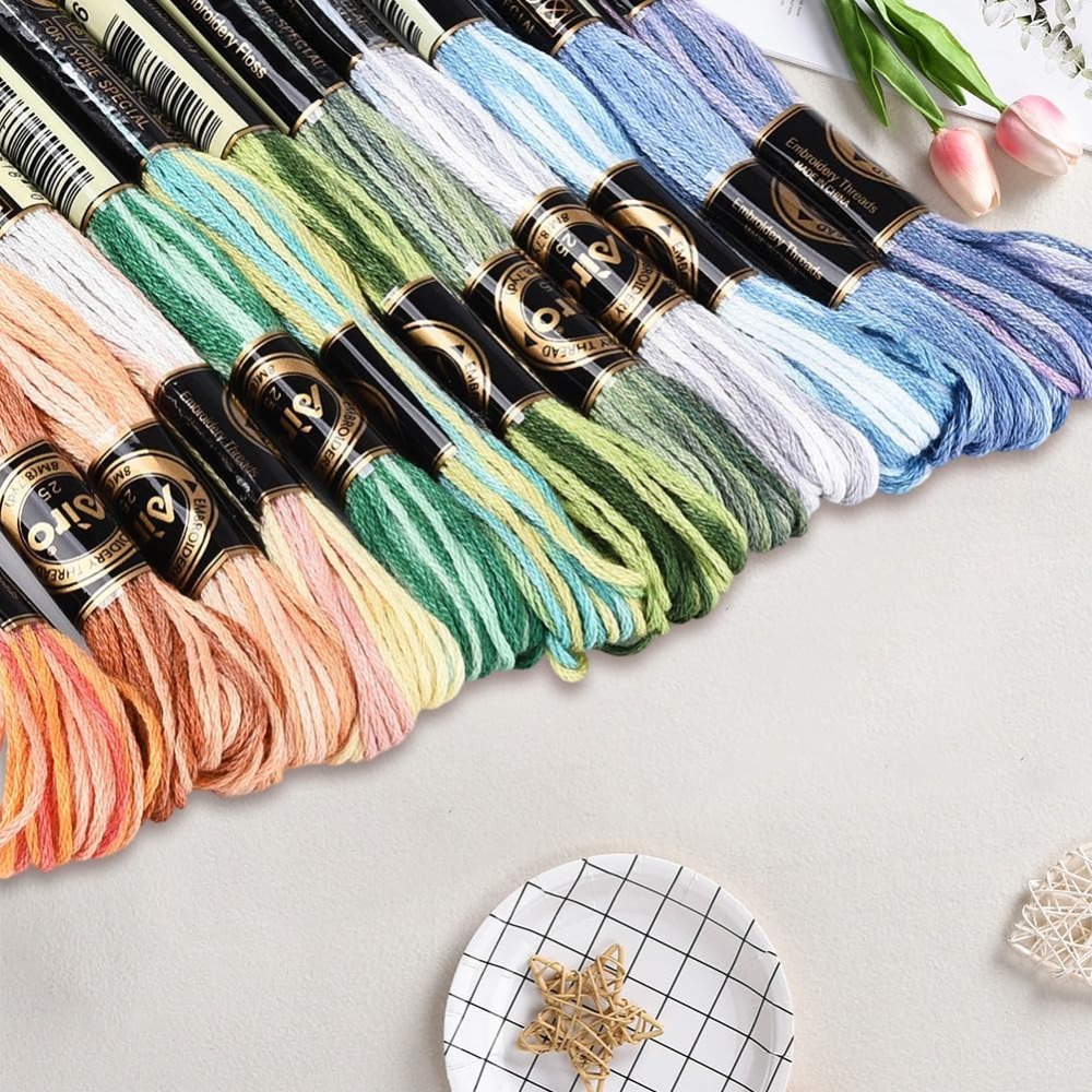 12 rollos de hilo de bordar de - Embroidery Floss reseña y precio
