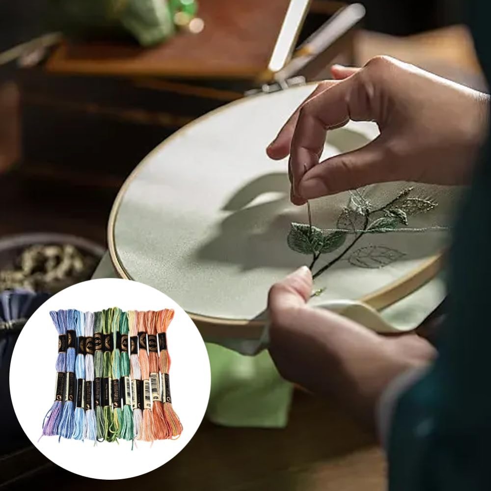 12 rollos de hilo de bordar de - Embroidery Floss reseña y precio
