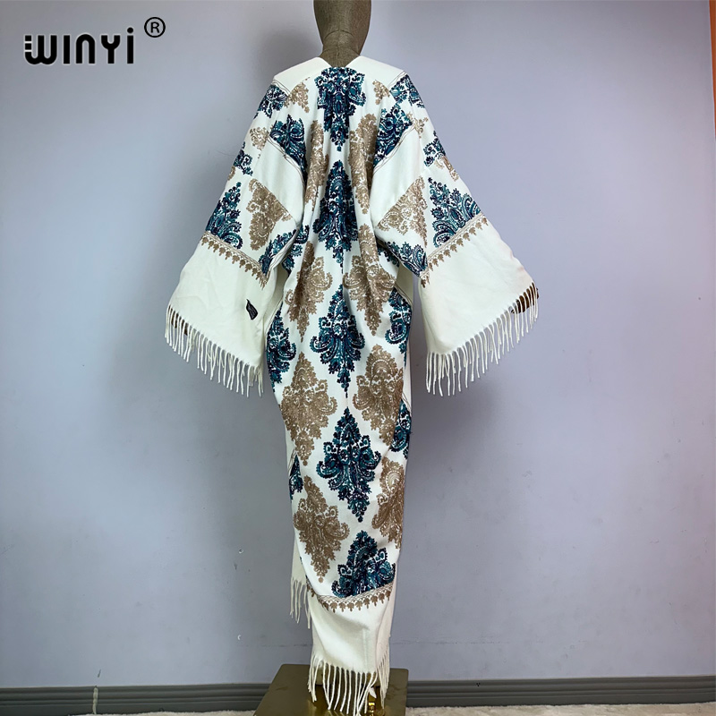 WINYI invierno mujer borla Pas - Embroidery Pashmina reseña y precio