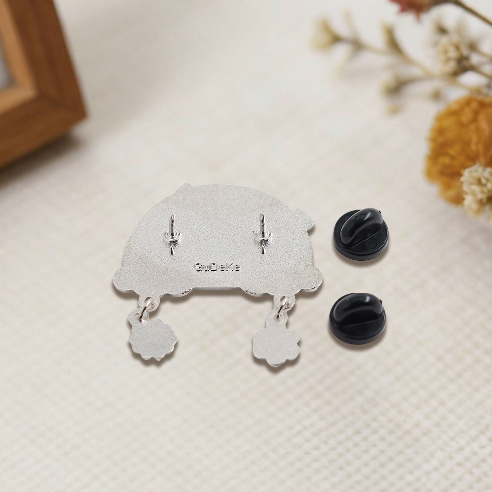 Broche de metal con texto de m - Embroidery Texture reseña y precio