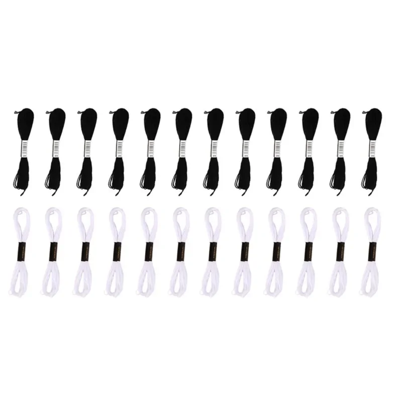 24 Uds. Hilo de punto de cruz  - Embroidery Floss reseña y precio