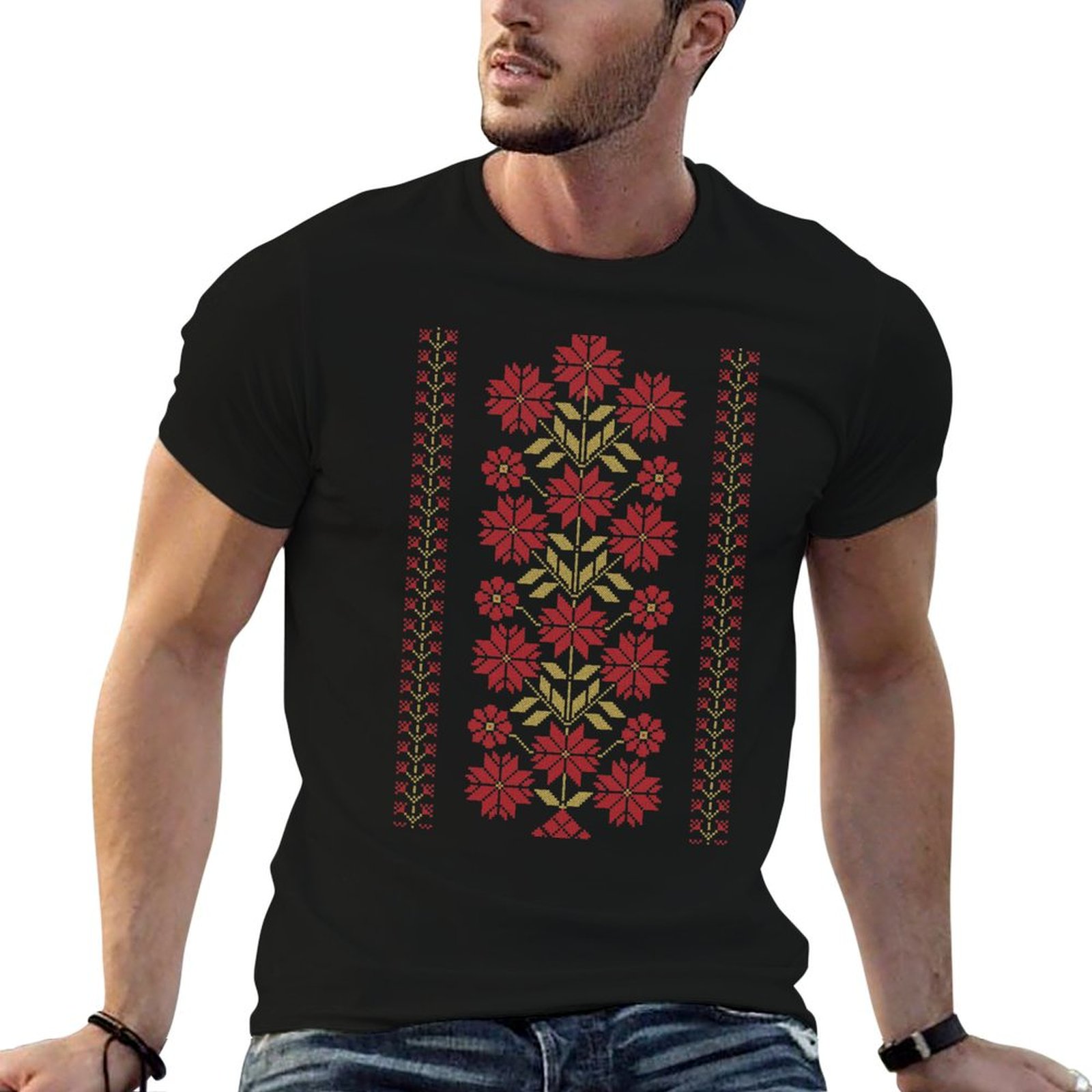 Camiseta con diseño de flores  - Embroidery Design Patterns Flowers reseña y precio