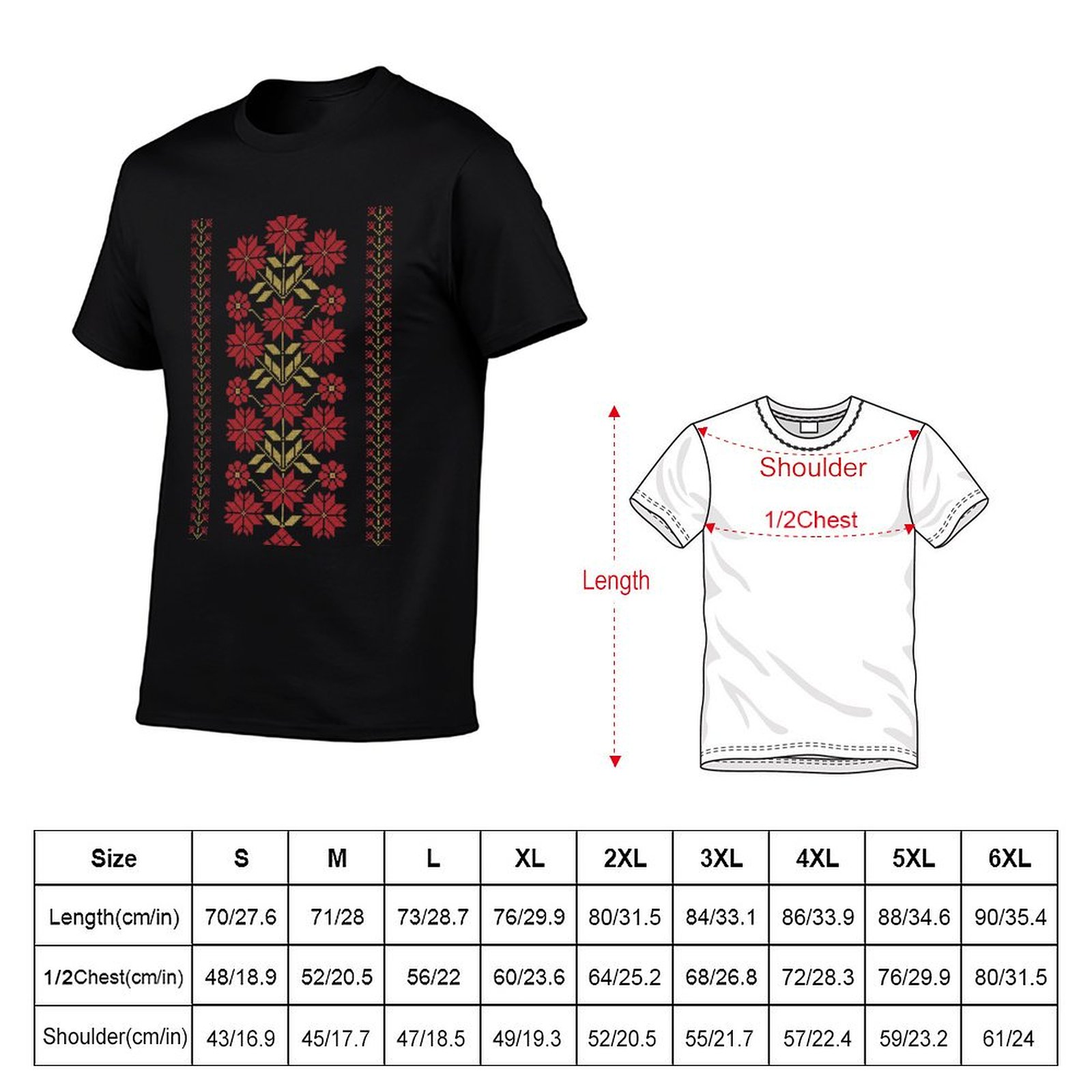 Camiseta con diseño de flores  - Embroidery Design Patterns Flowers reseña y precio