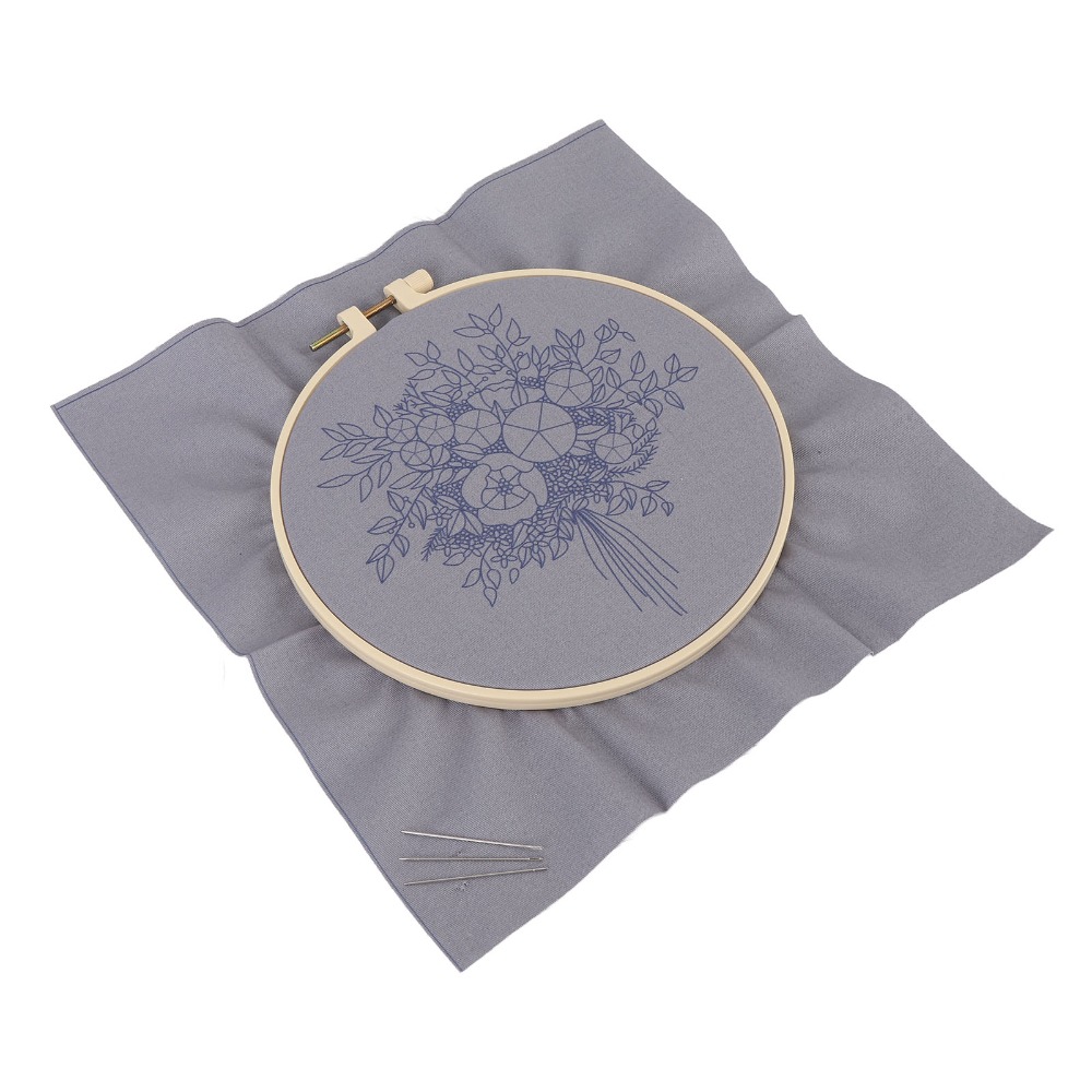 Kit de Bordado con Patrón Impr - Embroidery Design Patterns Flowers reseña y precio