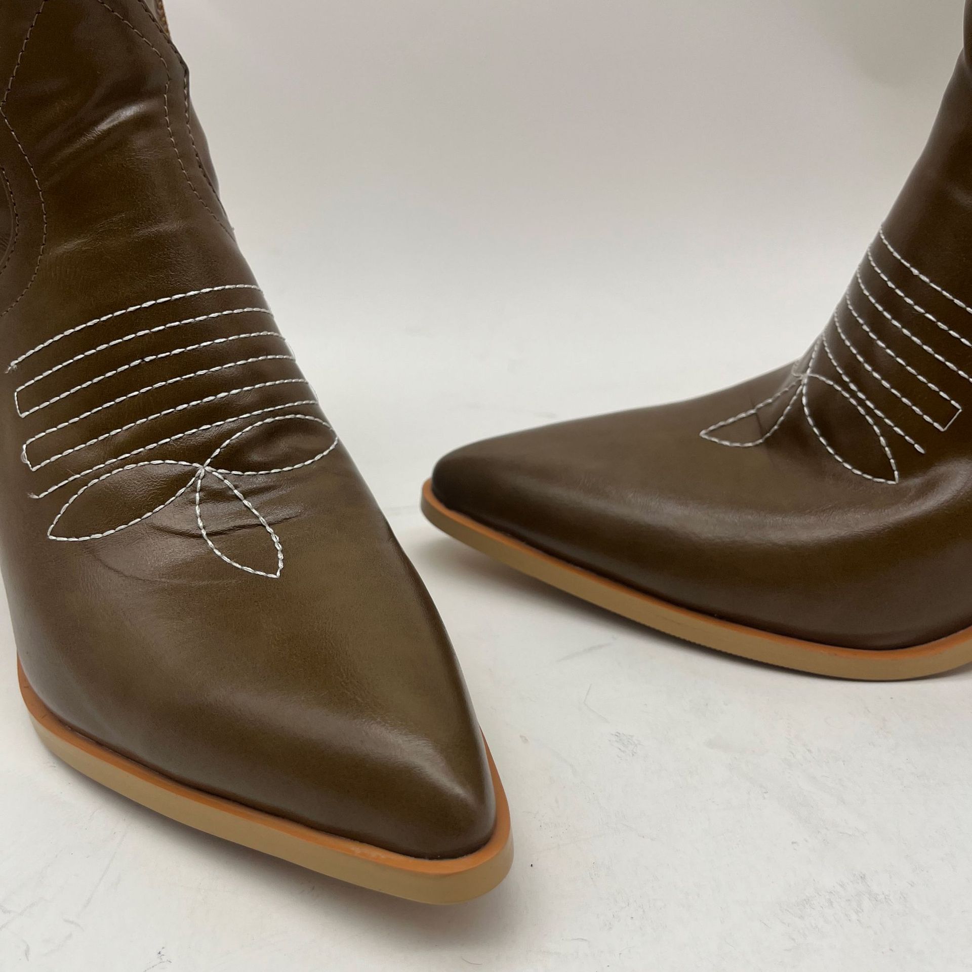 Botas hasta la rodilla de vaqu - Embroidery White reseña y precio