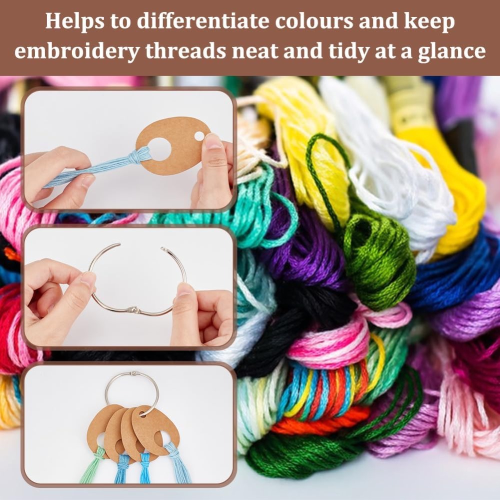 100 Uds. De gotas de hilo de l - Embroidery Floss reseña y precio
