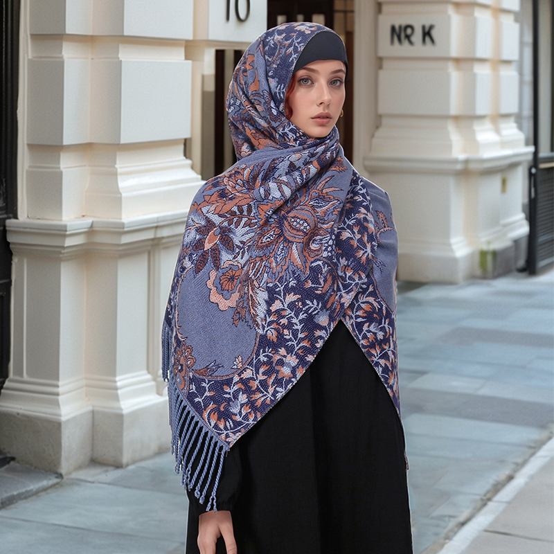 Bufanda Pashmina de invierno d - Embroidery Pashmina reseña y precio