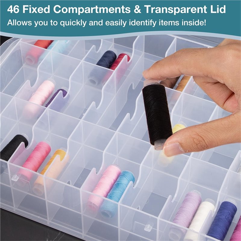 Organizador de costura con 46  - Embroidery Floss reseña y precio
